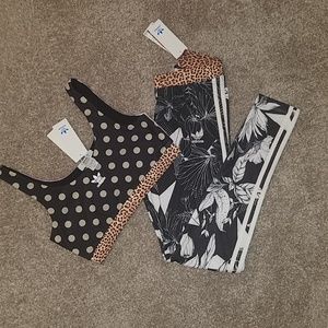 Set: Adidas Originals Leggings and Sports Bra